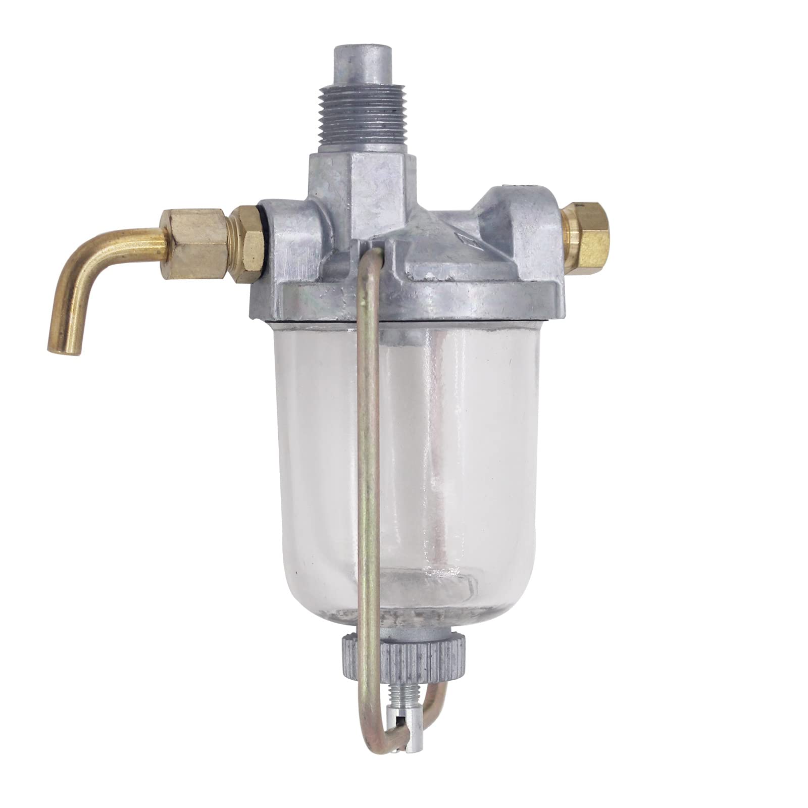 THUNDERMINGO Fuel Gas Strainer Sediment Bowl Assembly for IH International Farmall MV Super H HV W4 OS4 350 400 460 560 650 706 Replace 358245R91 370832R91