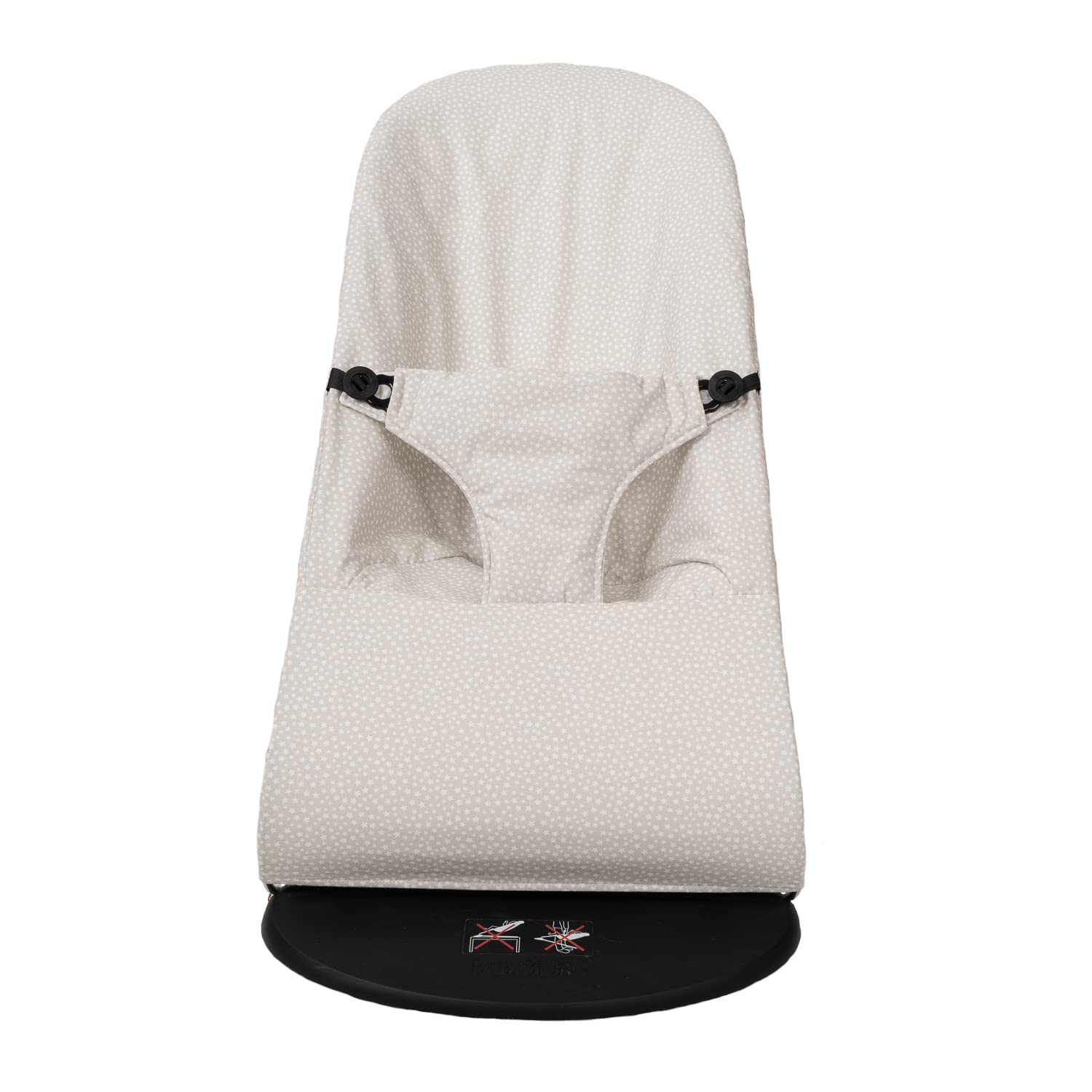 Cover for BabyBjörn Balance Soft Hammock (Replaces Original Upholstery), Hypoallergenic, Hypersoft, Breathable. (Beige Star)