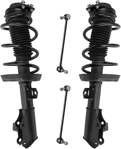 Miniatura 17 de Detroit Axle - Kit de puntales delanteros para Volvo C30 C70 S40 V50, 2 puntales muelle helicoidal 2 estabilizador, barra estabilizadora, enlaces
