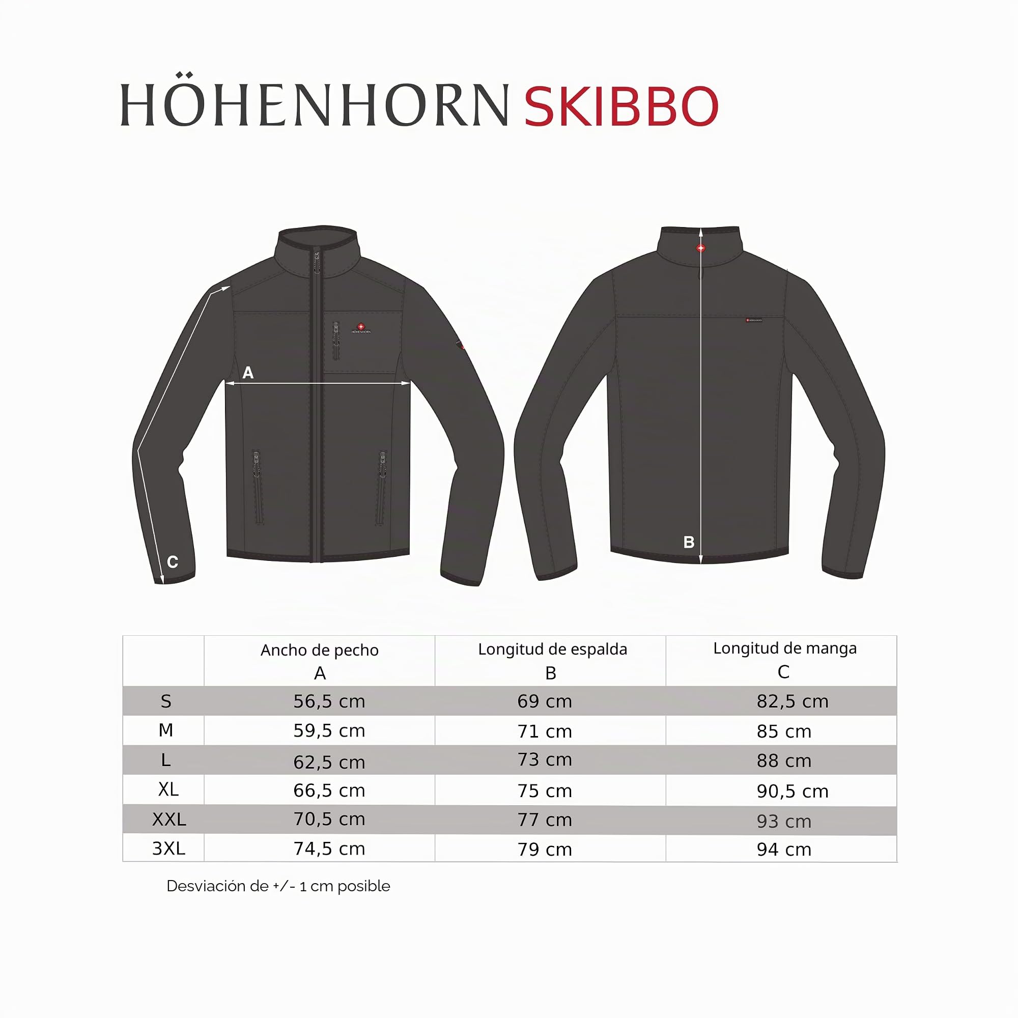 Höhenhorn Skibbo - Chaqueta cortavientos para hombre con forro