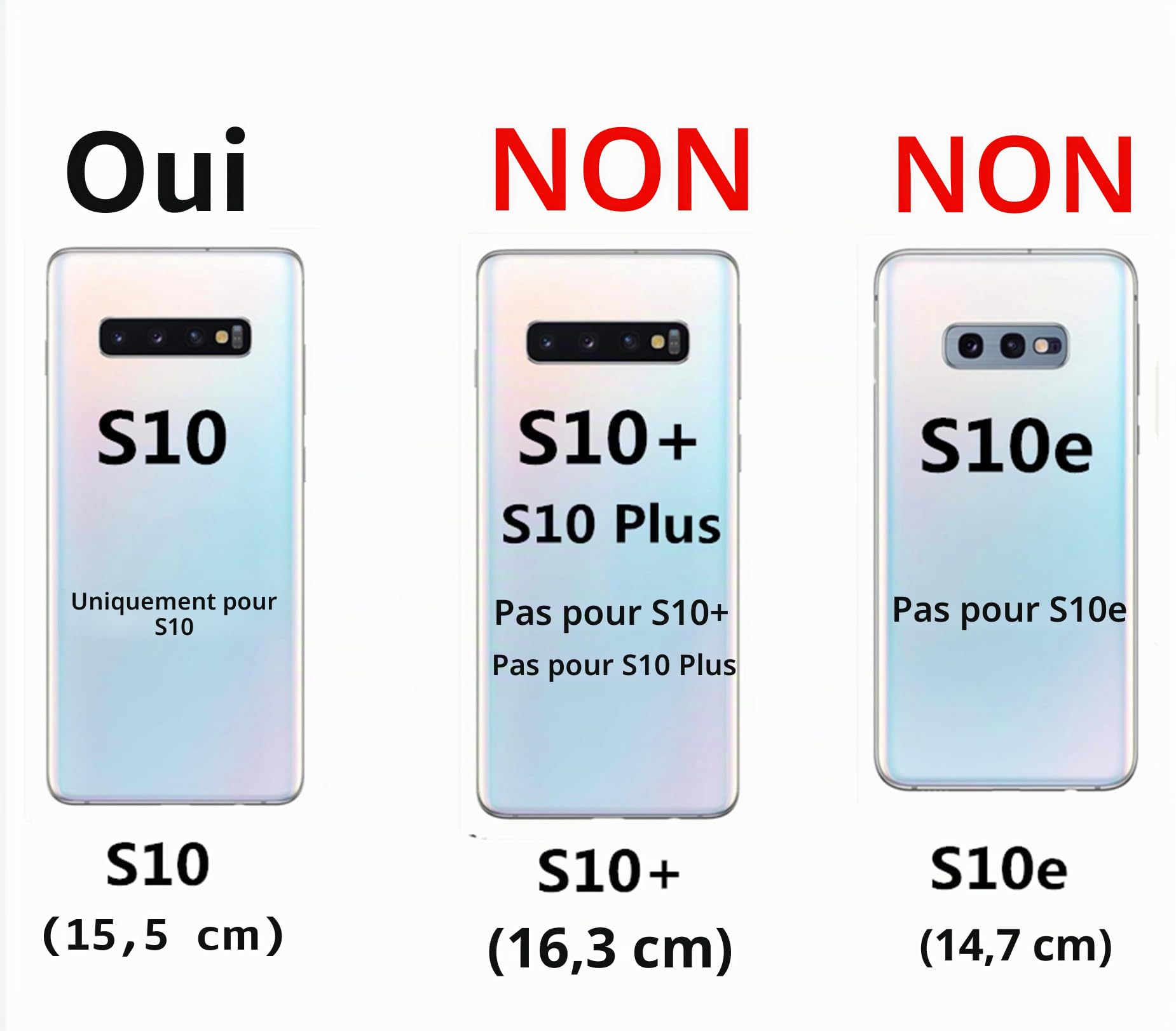 Coque pour Samsung Galaxy S10 (Pas pour S10+), Coque Etui Portefeuille Cuir avec Rabat Porte Carte Clapet Magnétique Flip Case Étui Housse de Protection Etui pour Samsung Galaxy S10 4G,Noir