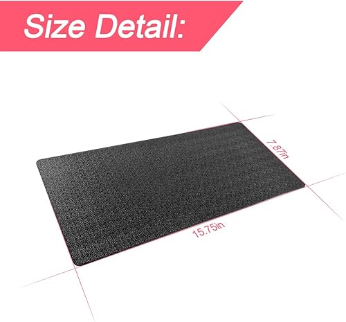 Miniatura 2 de Almohadilla adhesiva antideslizante para salpicadero de automóvil, 15.7 x 7.8 pulgadas, alfombrilla de goma antideslizante resistente al calor,