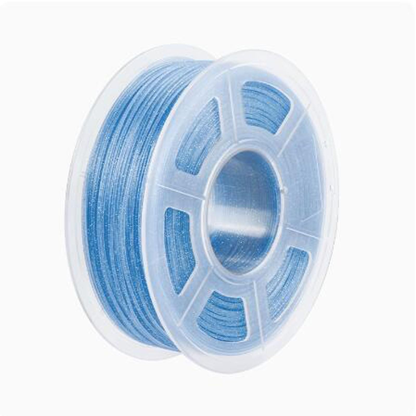 Materiały eksploatacyjne do drukowania 3D, filament PLA Flash do drukowania 3D, 1,75 mm, 1 kg, wielokolorowy do drukarek FDM (niebieski)