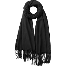 Drofe Black Shawls Wrap for Women,All-Season Soft Pashmina for Evening Dress, Travel, Daily Wear