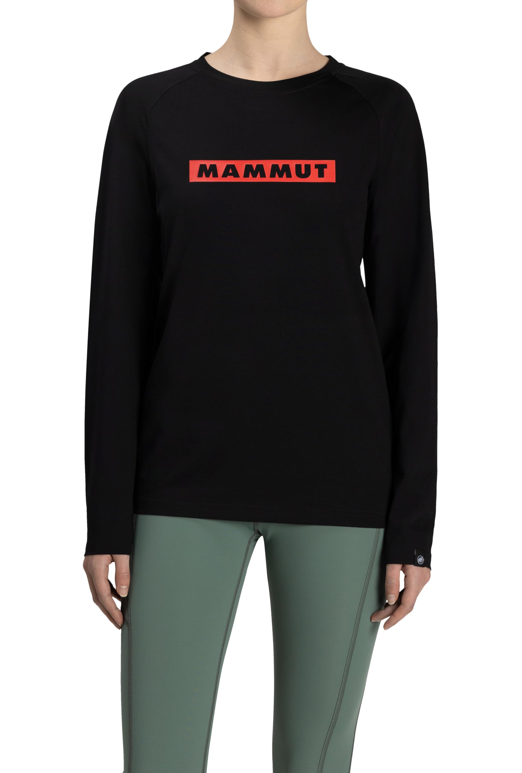 Amazon | [マムート] QD ロゴ プリント ロングスリーブ Tシャツ