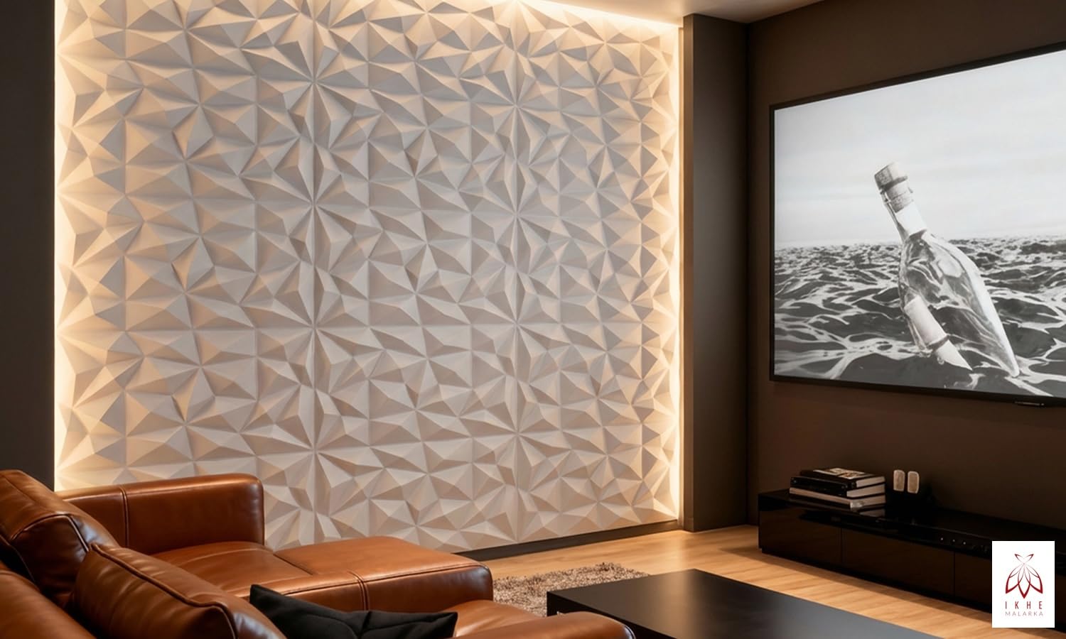 3D Paneele Polystyrol XPS Styropor – Moderne Wandverkleidung & Deckenpaneele – Wandpaneelen Leicht Flexibel 100 cm x 50cm / ‎‎12m² - 24 Stück (Weiß 03)