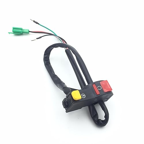 Miniatura 4 de SMT-Interruptor de arranque universal de 7/8 pulgadas, 0.866 in, compatible con ATV Scooter Dirt BikeHonda Suzuki Yamaha Kawasaki Harley KTM Ducati