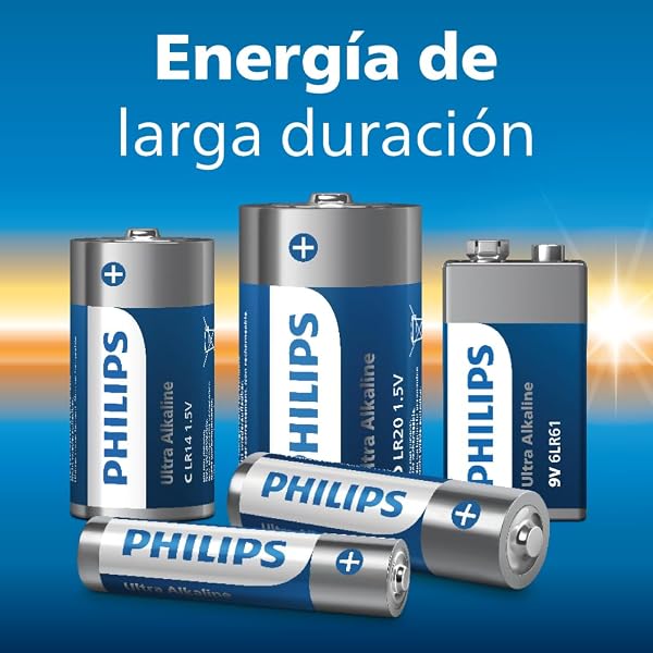 Philips Ultra Alkaline AA/AAA, versátil Lote de baterías para Cualquier Dispositivo, Paquete de 40 - 5