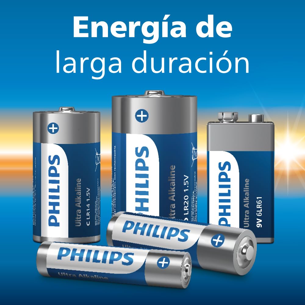 Philips Ultra Alkaline AA/AAA, versátil Lote de baterías para Cualquier Dispositivo, Paquete de 40 — view 5