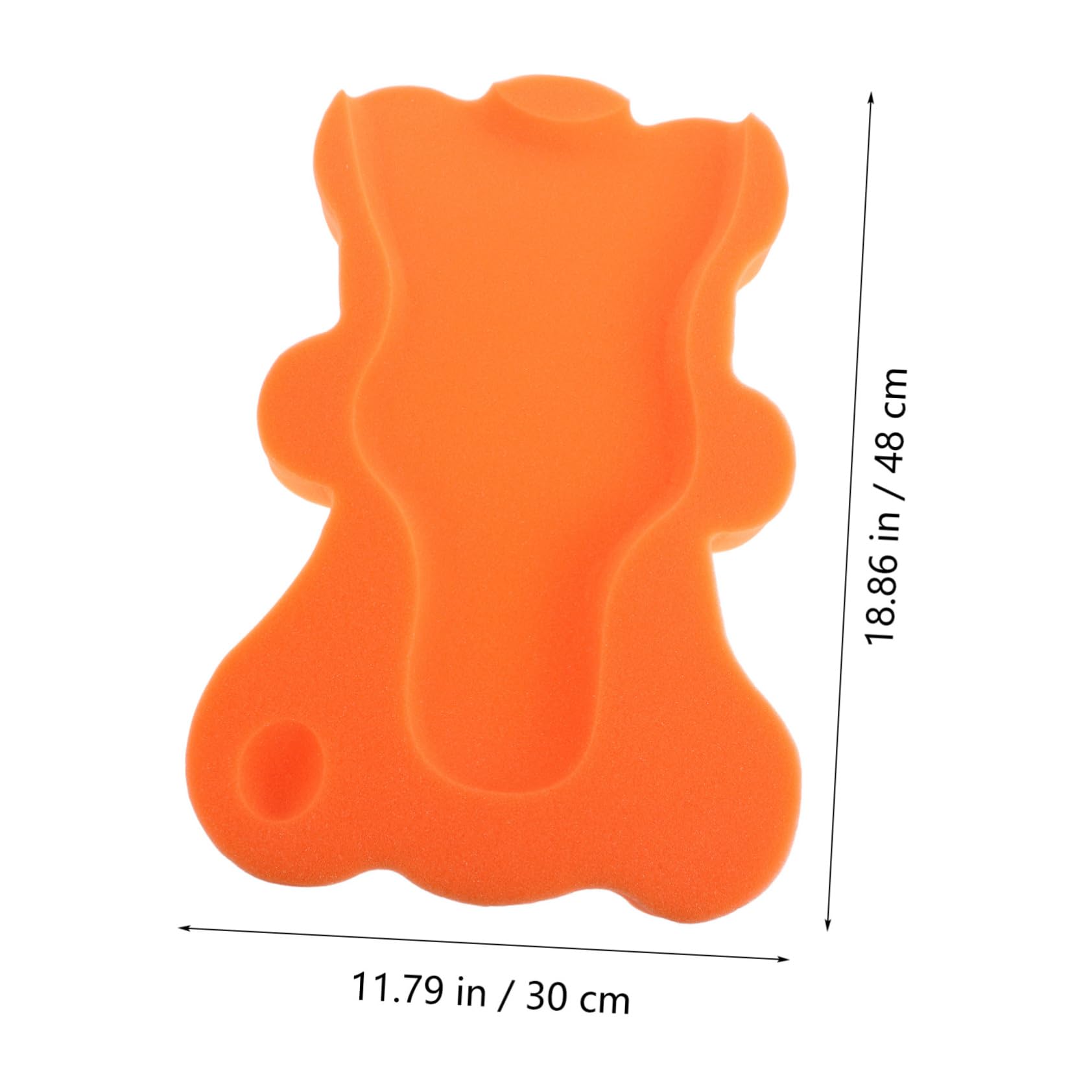 FRCOLOR Bath Cushion Soft Slip Bath Mat Portable Sponge Cushion for Newborns Comfortable Secure Bathing Experience Multi Use for Bathtub Washing Travel Friendly Design