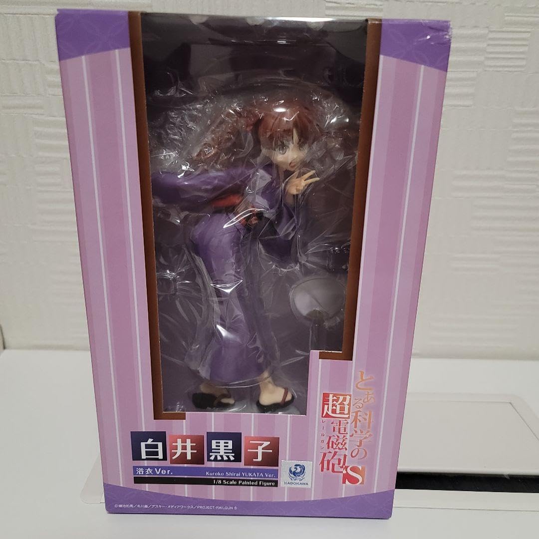 白井黒子　浴衣ver. フィギュア　とある化学の超電磁砲S 1/8スケール Amazon.co.jp: とある科学の超電磁砲S 白井黒子 浴衣Ver. 1/8