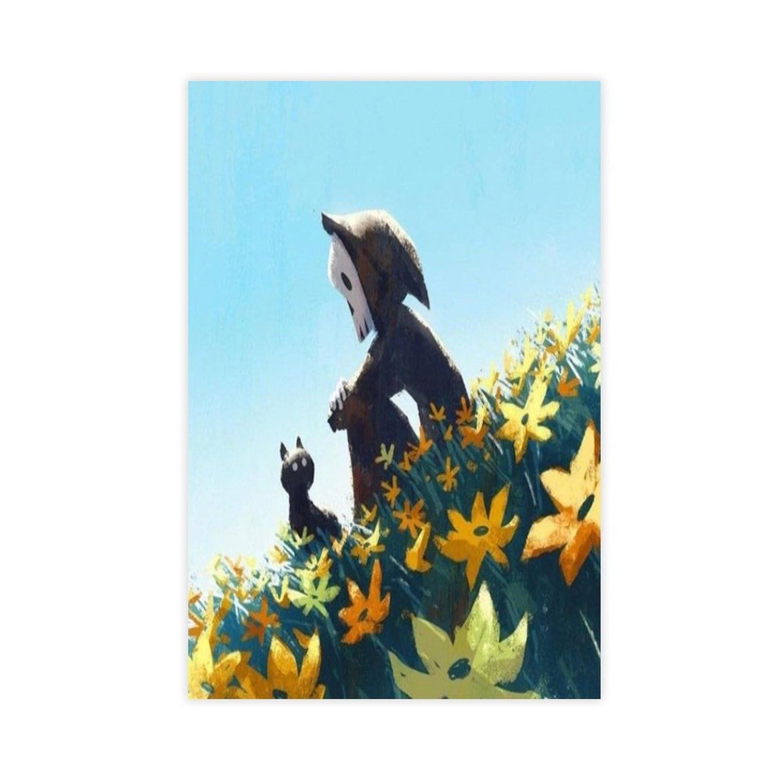 Bareronor Ghosts And Cats Funny (12) Canvas Poster Bedroom Decor Landscape Office Room Decor Gift 24" L X 36" W