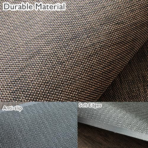 Image of Sycoodeal Office Chair Mat for Hardwood & Tile Floor, 48 inch x 60 inch Heavy Duty Computer Gaming Chair Mat for Rolling Chairs Non-Curve, Anti-Slip, Floor Protector for Home Office (Coffee)