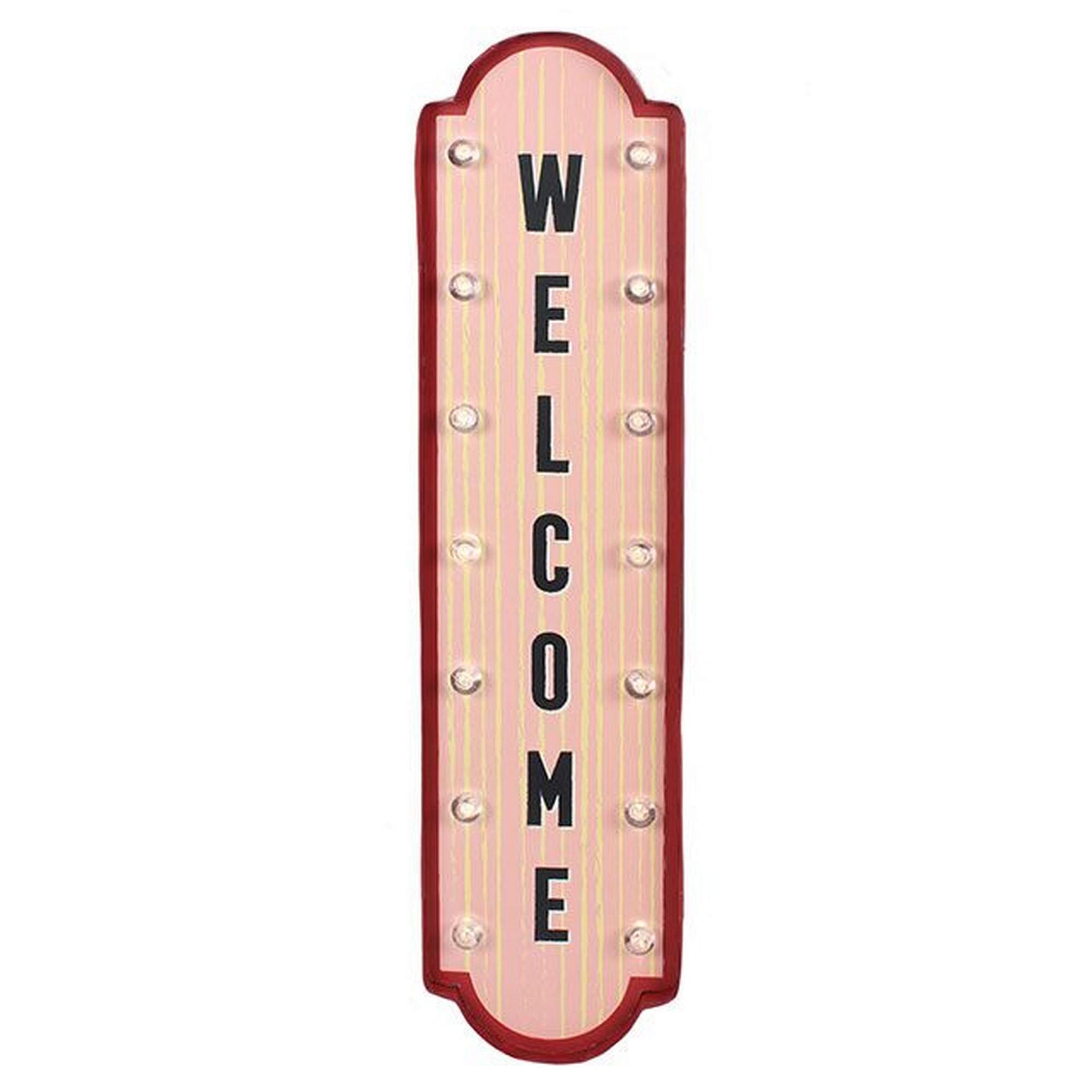 Something Different Light Welcome Up Sign