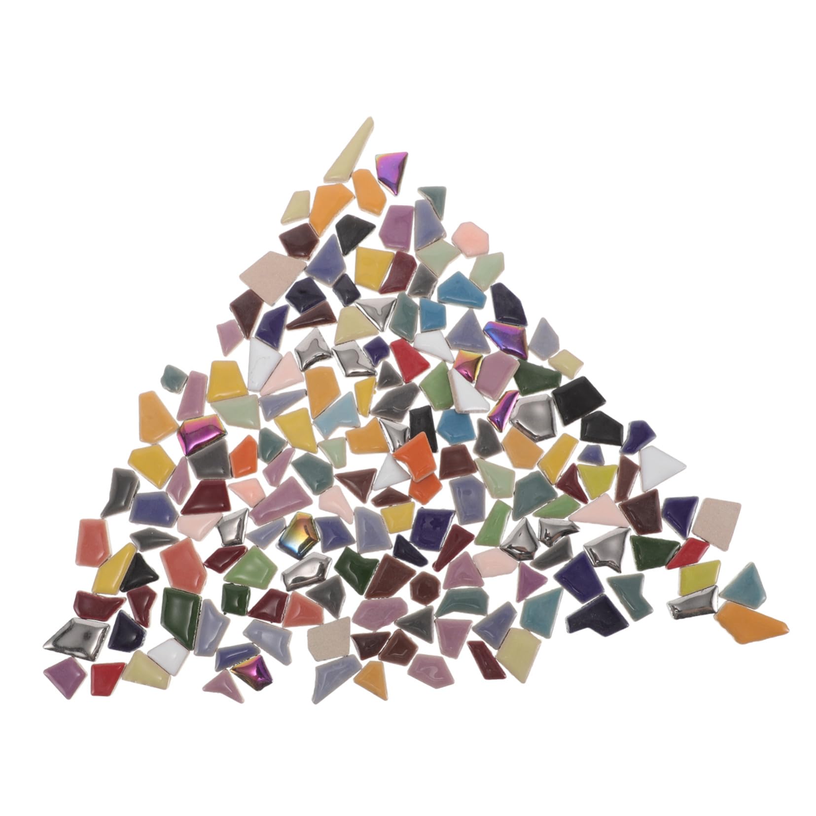 GALPADA Materiali per Creazione Oggetti Artigianali Piastrelle Ceramica Irregolari Forniture Fai da Te Pezzi Ceramica Unici Decorazione Casa Hobby Artigianato Colore Casuale