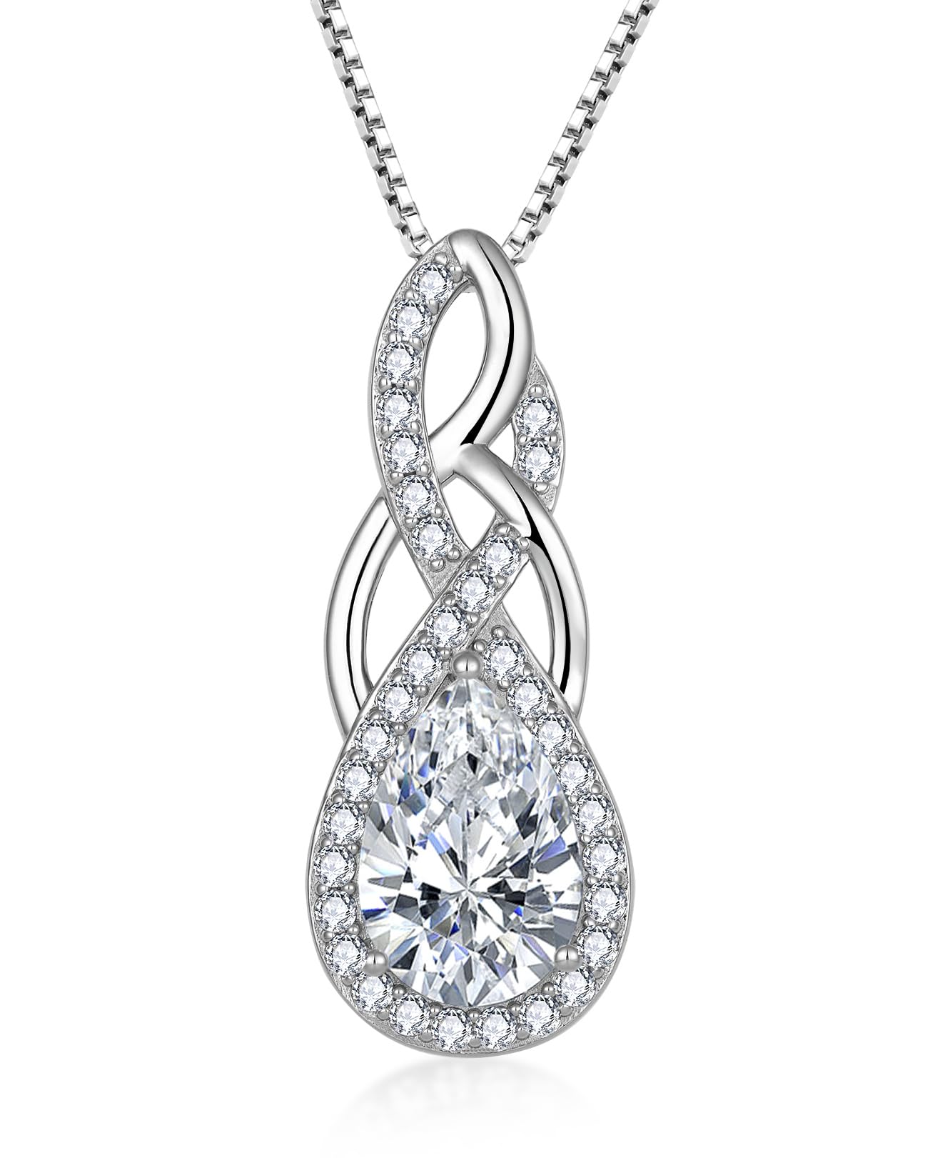 YL Geburtsstein Halskette 925 Sterling Silber Oval Anhänger Kette 12 Geburtsstein 5A Zirkonia Schmuck Geschenke für Damen Mama