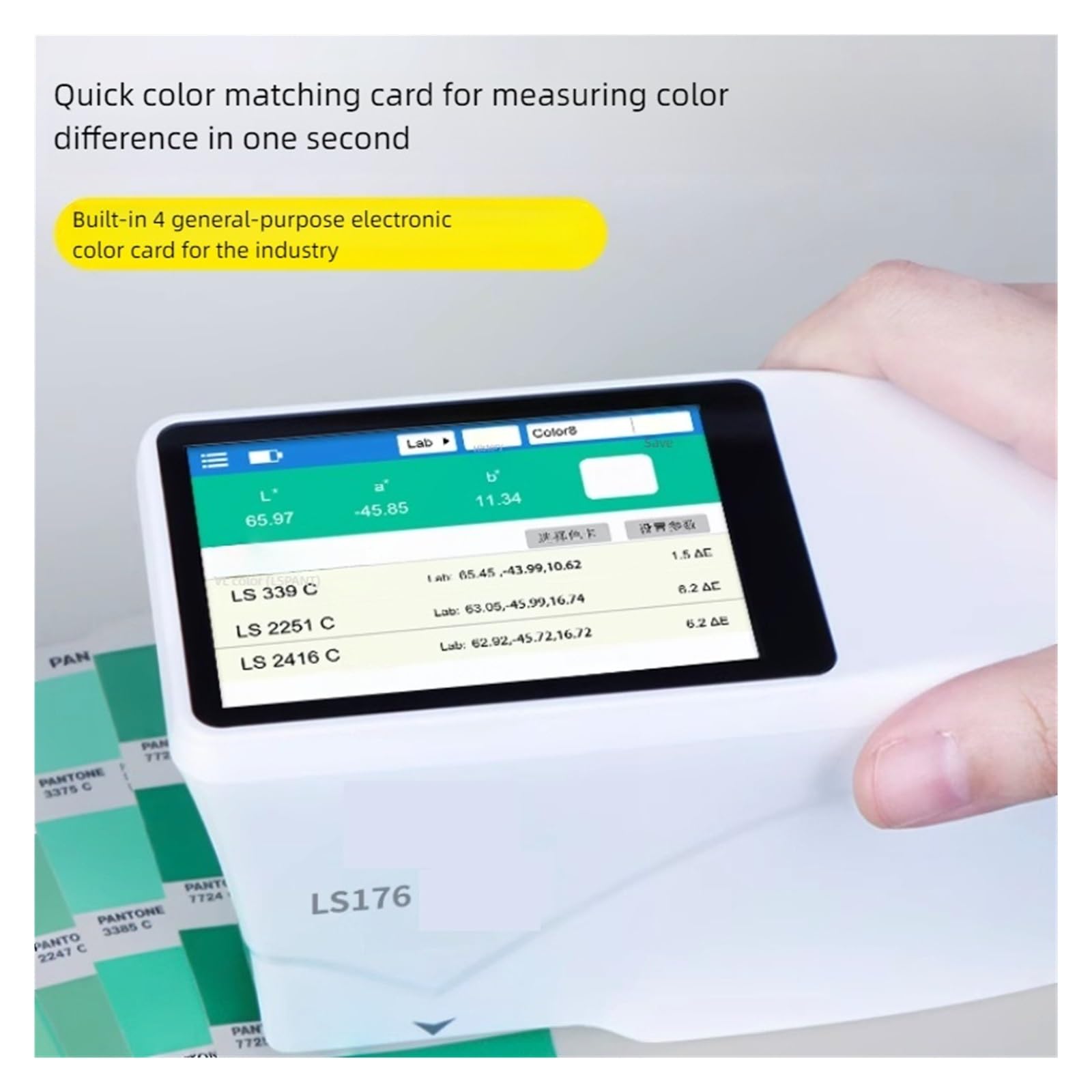 Espectrofotómetro, Colorímetro Portátil Espectrofotómetro De Alta Precisión Para Pintura, Impresión Y Pruebas Color (modelo LS176)
