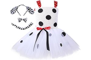 IMEKIS Baby Kids Girl Dalmatian Dog Milk Cow Costume Tutu Dress
