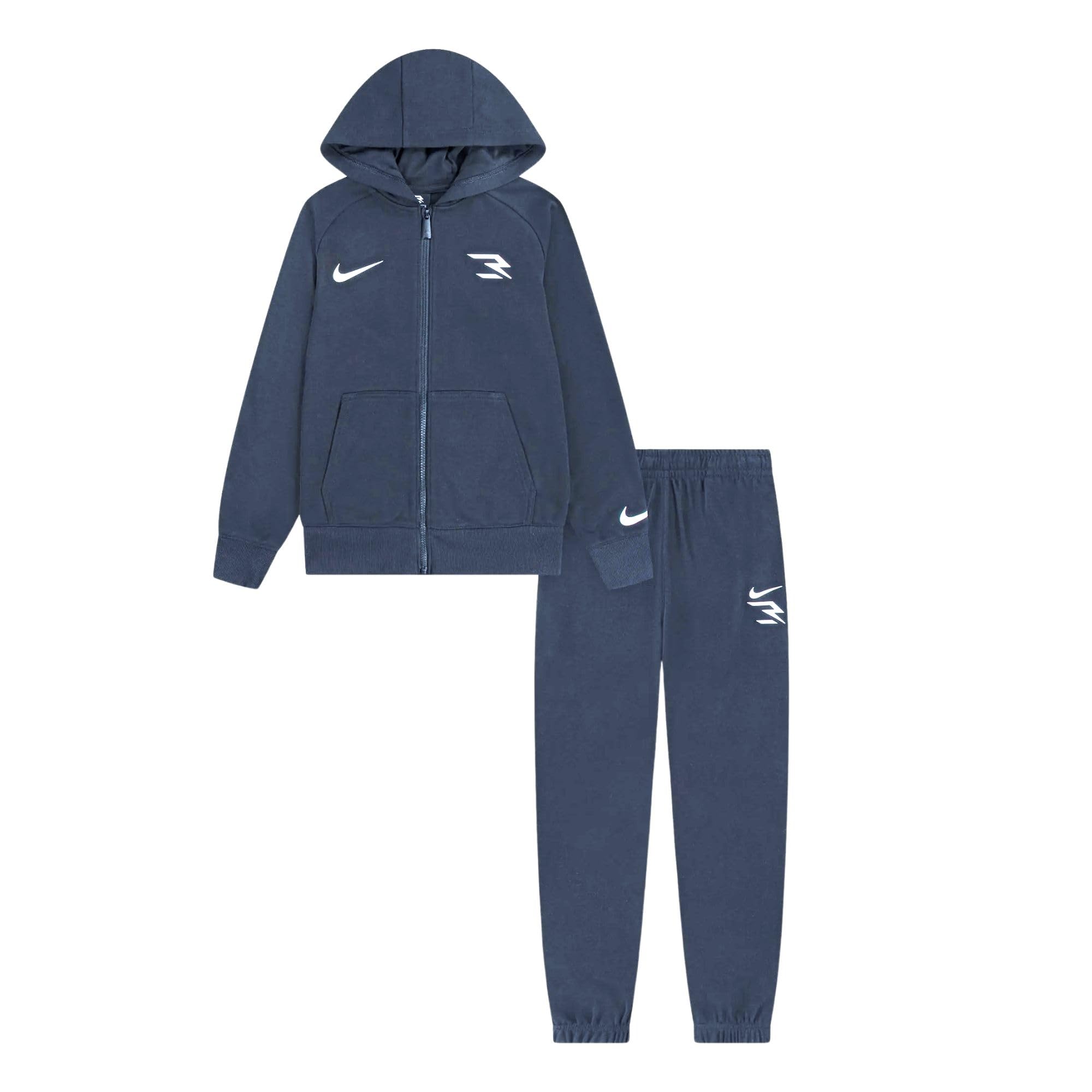 Nike 3Brand - Chándal de niño con logotipo azul, talla L (147-158 cm), código 9Q1216-U6B