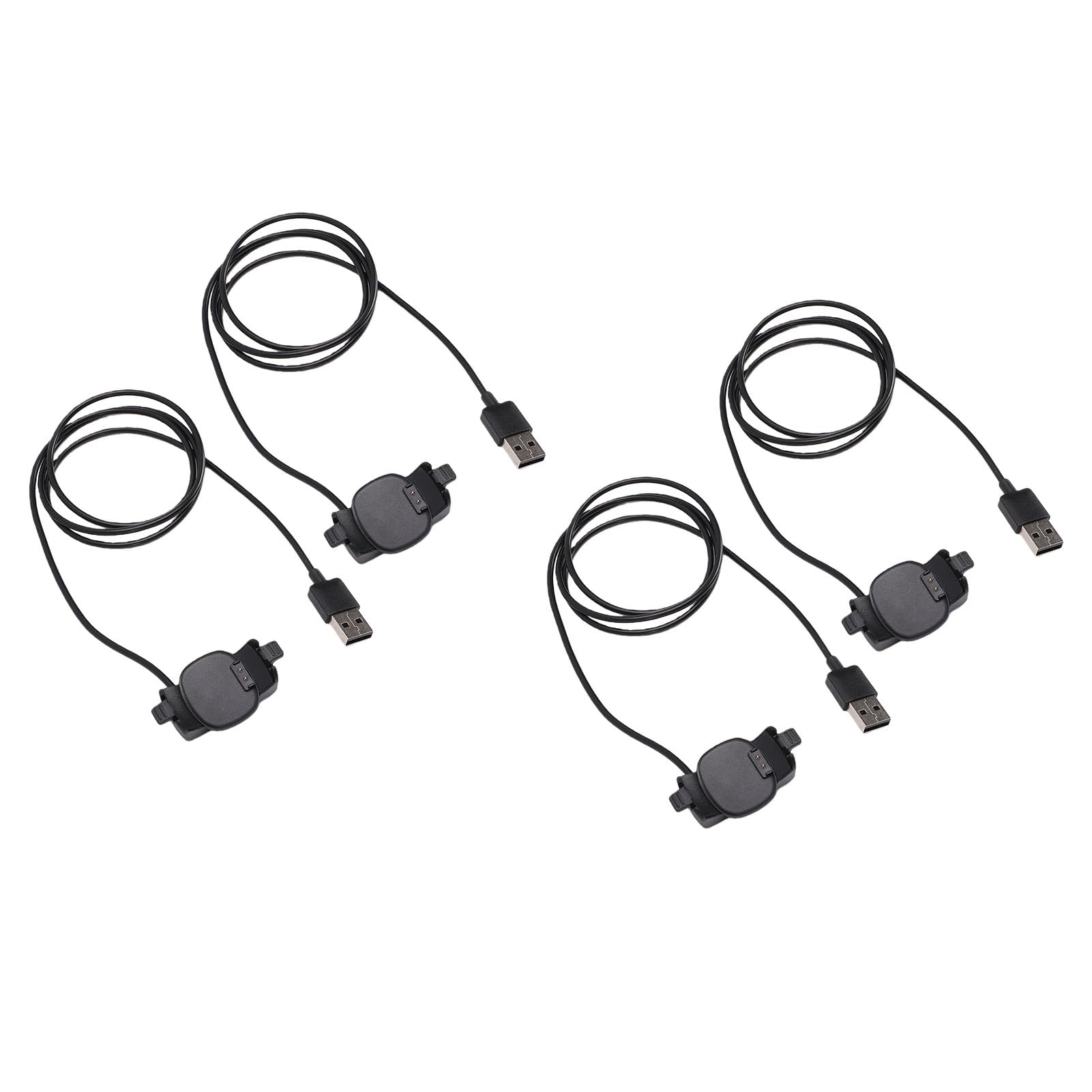 ASHATA Chargeur adapté pour Magic Band Plus Câble USB A de Remplacement, Charge Rapide de 3,3 Pieds pour les Amateurs de Montres Intelligentes (4PCS)