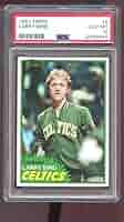 NBAカード topps 81 82 コンプリート　Larry Bird RC Amazon.com: 1981-82 Topps #4 Larry Bird PSA 10 Graded