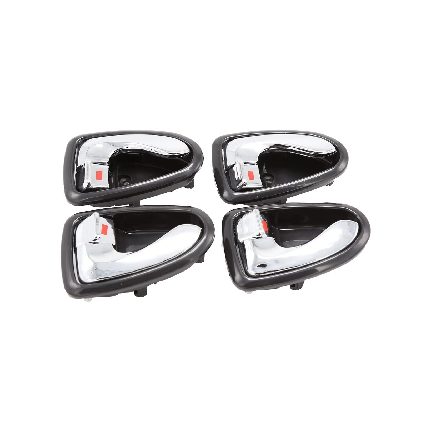 LinQianBhD for Hyundai for Accent 2001 2002 2003 2004 2005 2006 4Piece Car Inner Door Handle Interior Door Knob Inner Car Door Handle