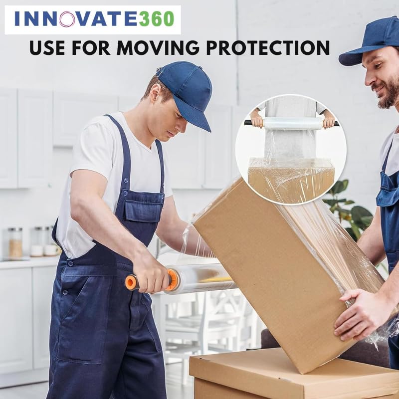 INNOVATE360 12 inch (30 cm) x 200 Meters Length Large Packing Material | Heavy Duty, Fragile Packing | Multipurpose use. 950 Grams in Weight. (Pack of 1) - Image 3 thumbnail