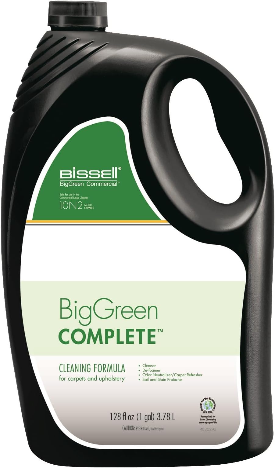 31B6 Carpet Cleaner, 128oz, Bottle, 9 to 9.8 pH (1 Bottle 128 oz.),Green, packaging may vary.