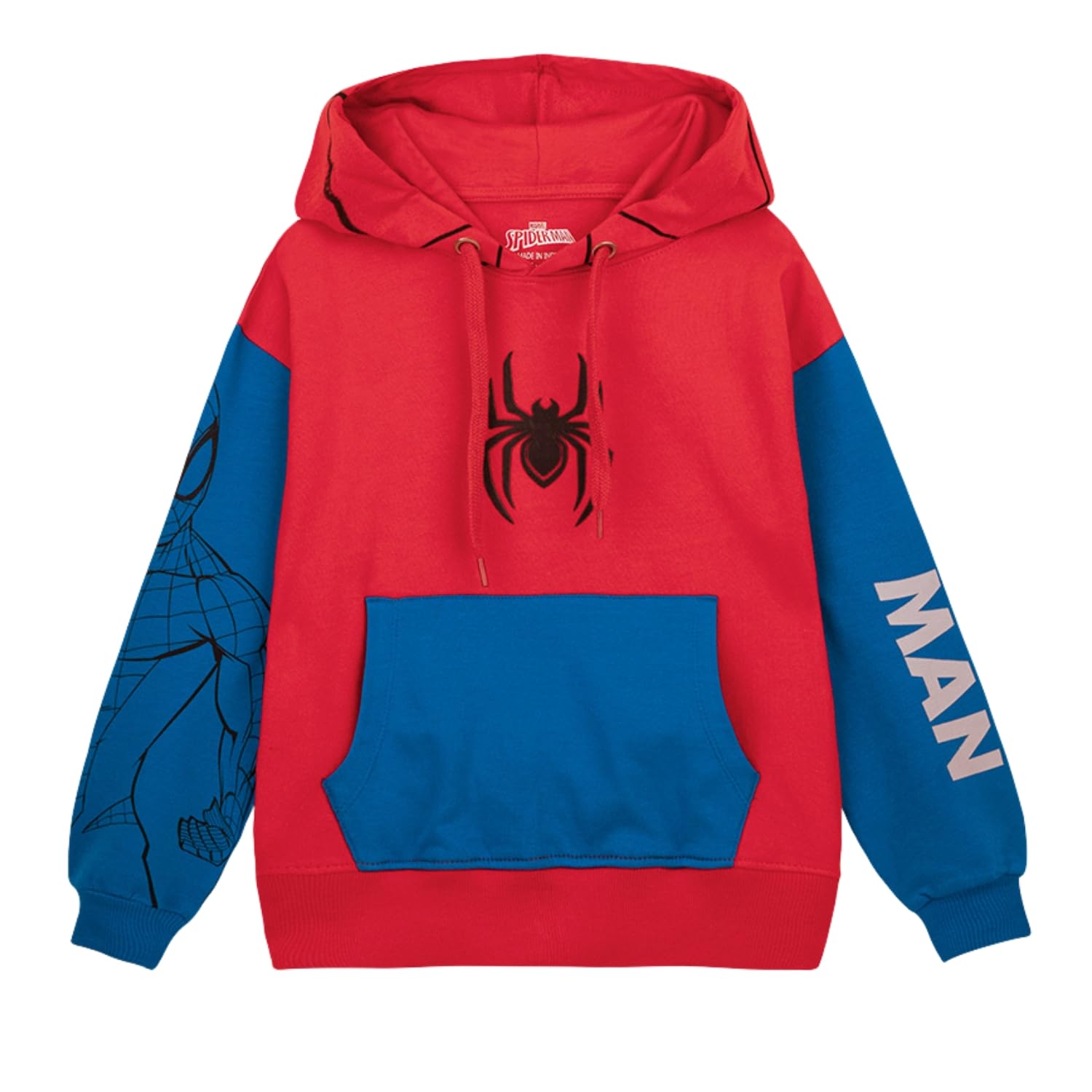 Nap Chief Kids Official Characters Sweatshirt, Boys & Girls Relaxed Fit Cotton Blend Hooded Neck Sweatshirt for Casual Wear