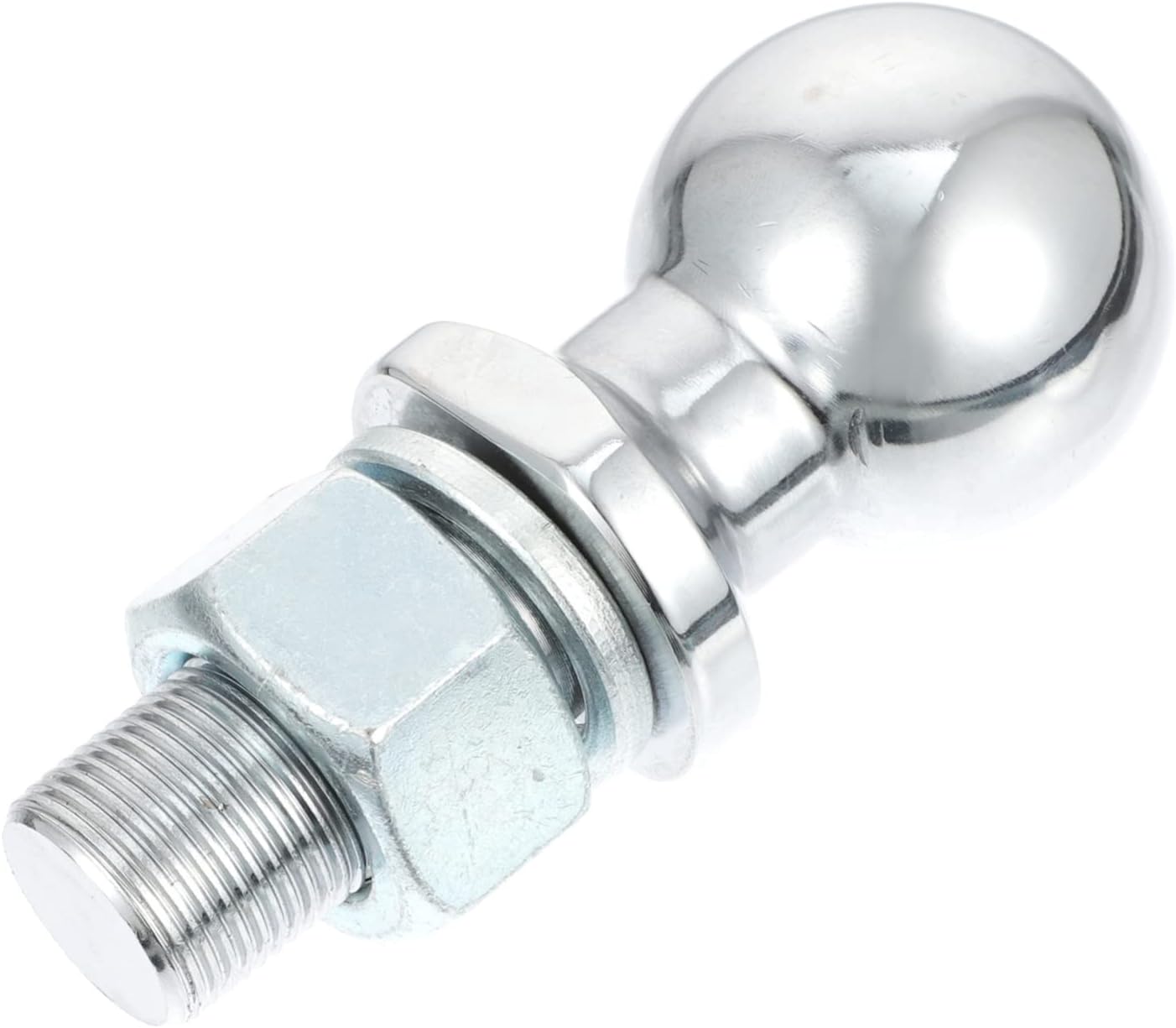 Trailer Hitch Ball Durable Tow Ball for Secure Connection for Trailers Yachts Chrome Plated Finish for Resistance Easy Installation Heavy Duty Capacity