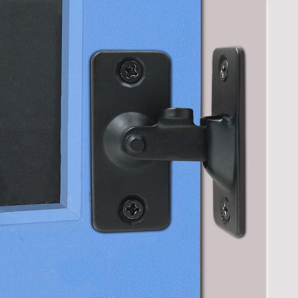 90 Degree Right Angle Door Lock Buckle,Stainless Sliding