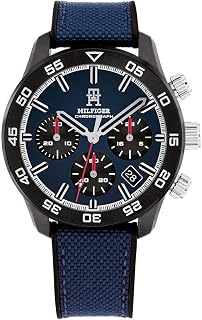 Tommy Hilfiger Tommy Hilfiger Th85 Quartz Analog with Blue Dial Black Silicone Strap Watch for Men - TH1792183