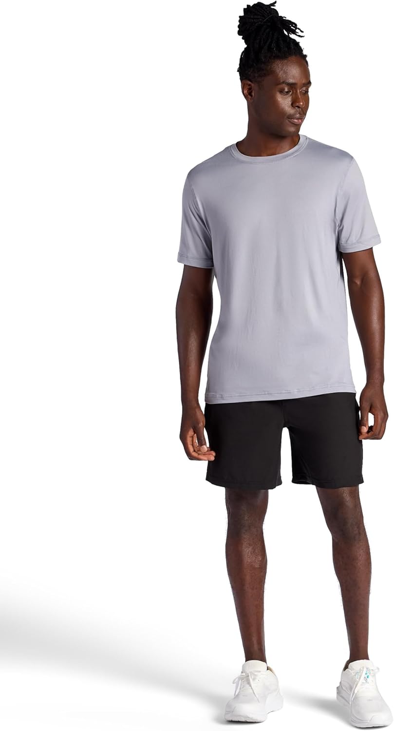 Gaiam Mens Hatha 7” Short, Standard Fit, Stretch Lightweight Material, Moisture-Wicking - Image 3