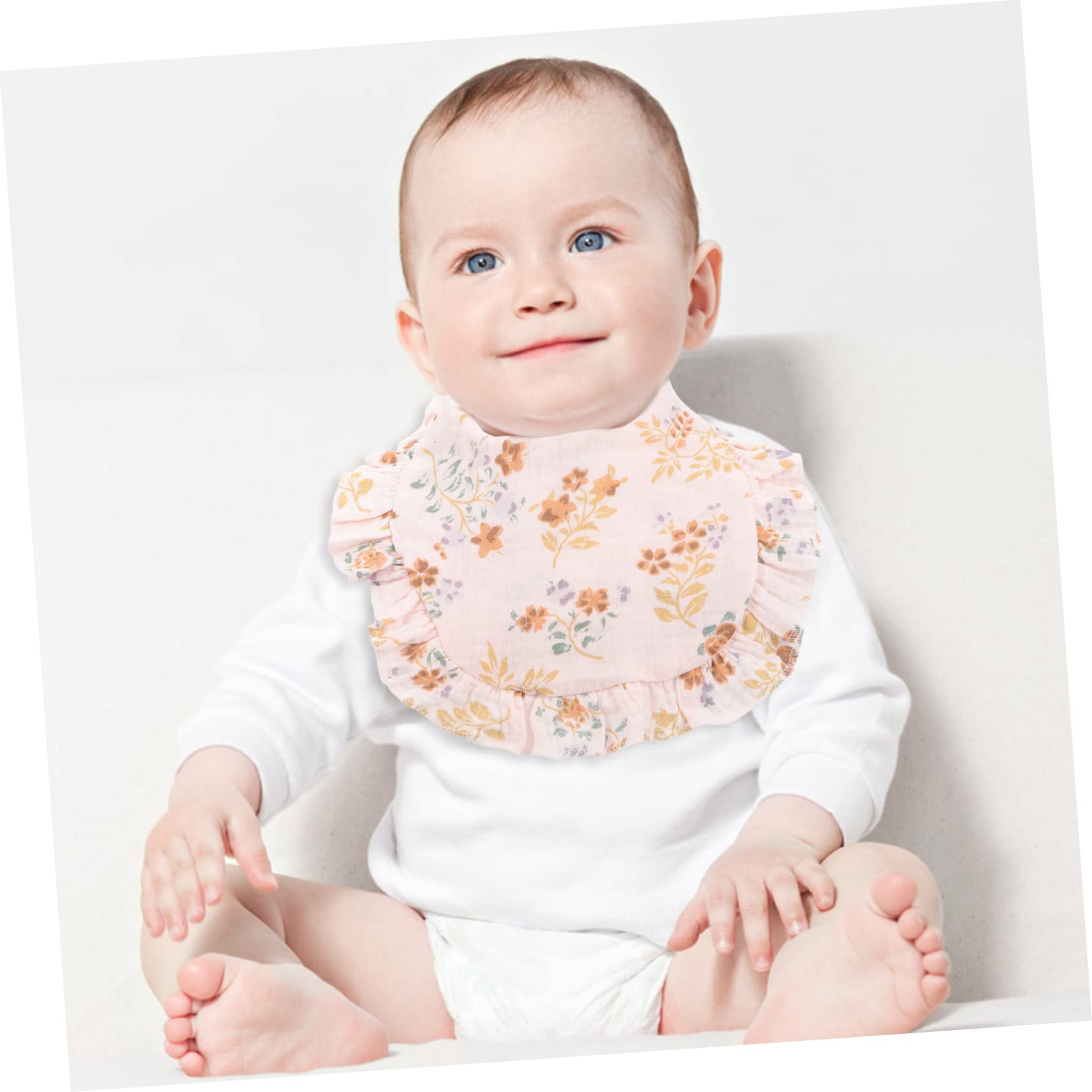 6pezzi Bavaglini Per e Bavaglini Riutilizzabili Per Svezzamento Assorbenti e Lavabili Per Drool e