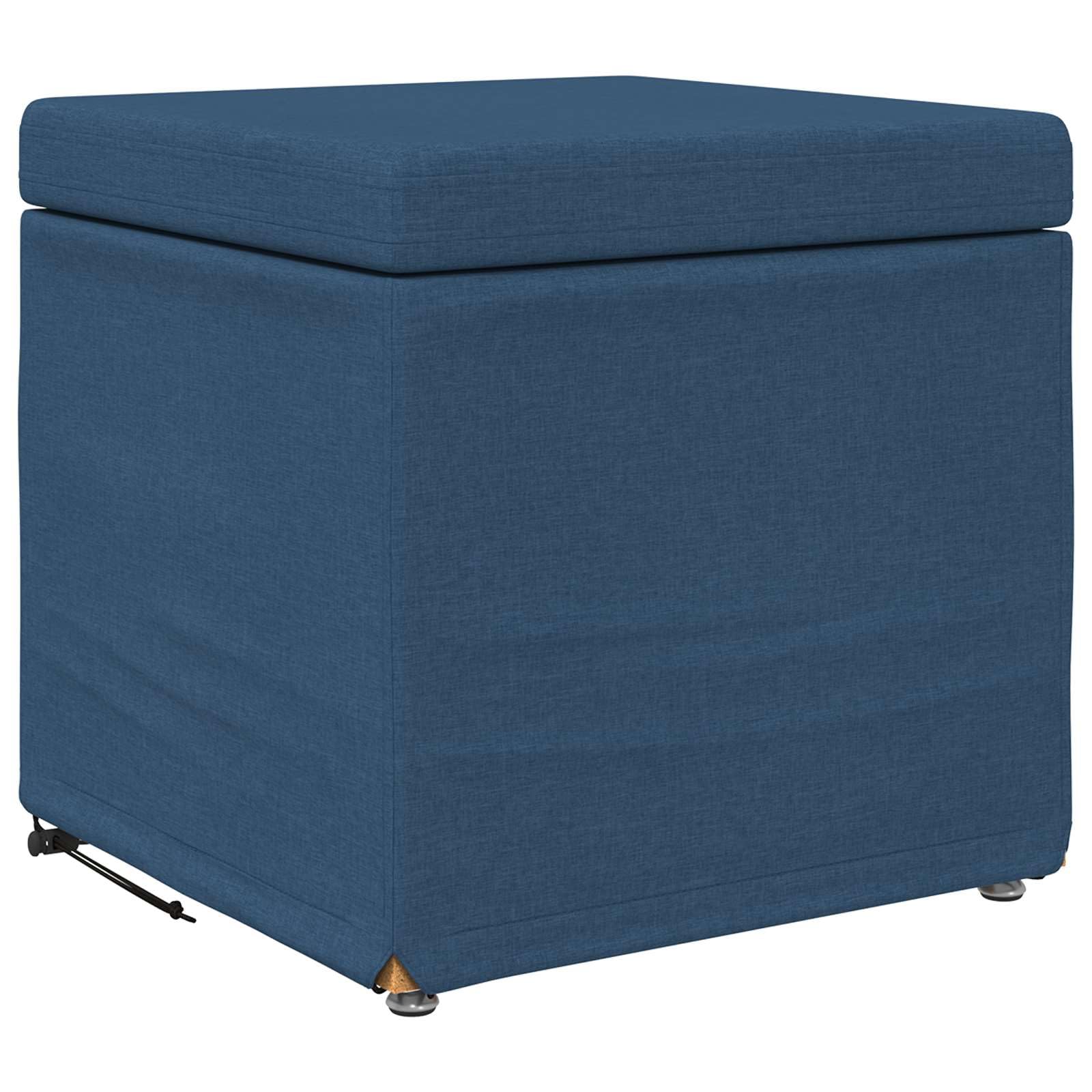 Tabouret de bar pour l'intérieur bleu en tissu pour sublimer votre salle à manger