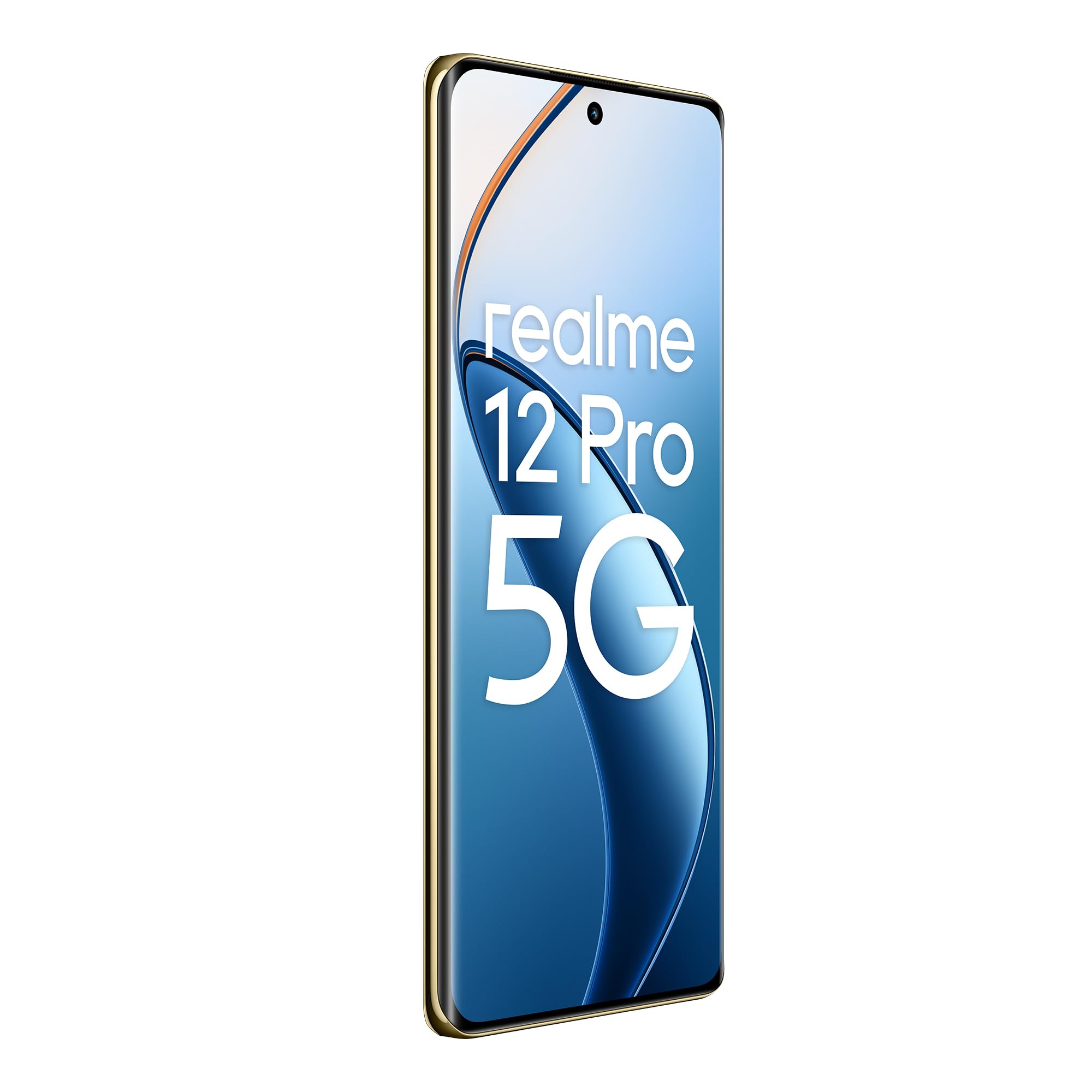 realme 12 Pro 5G Smartphone, 8+256GB, Fotocamera Sony IM890 OIS, Teleobiettivo con Zoom Ottico 2x, Processore Qualcomm Snapdragon 6 Gen 1, Schermo Curvo 120Hz, Ricarica SUPERBOOC 67W, Dual SIM, Blu