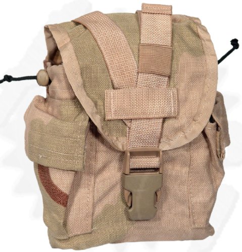 Military USGI Desert Camo 1 Quart Canteen Pouch/General Purpose Dump Pouch