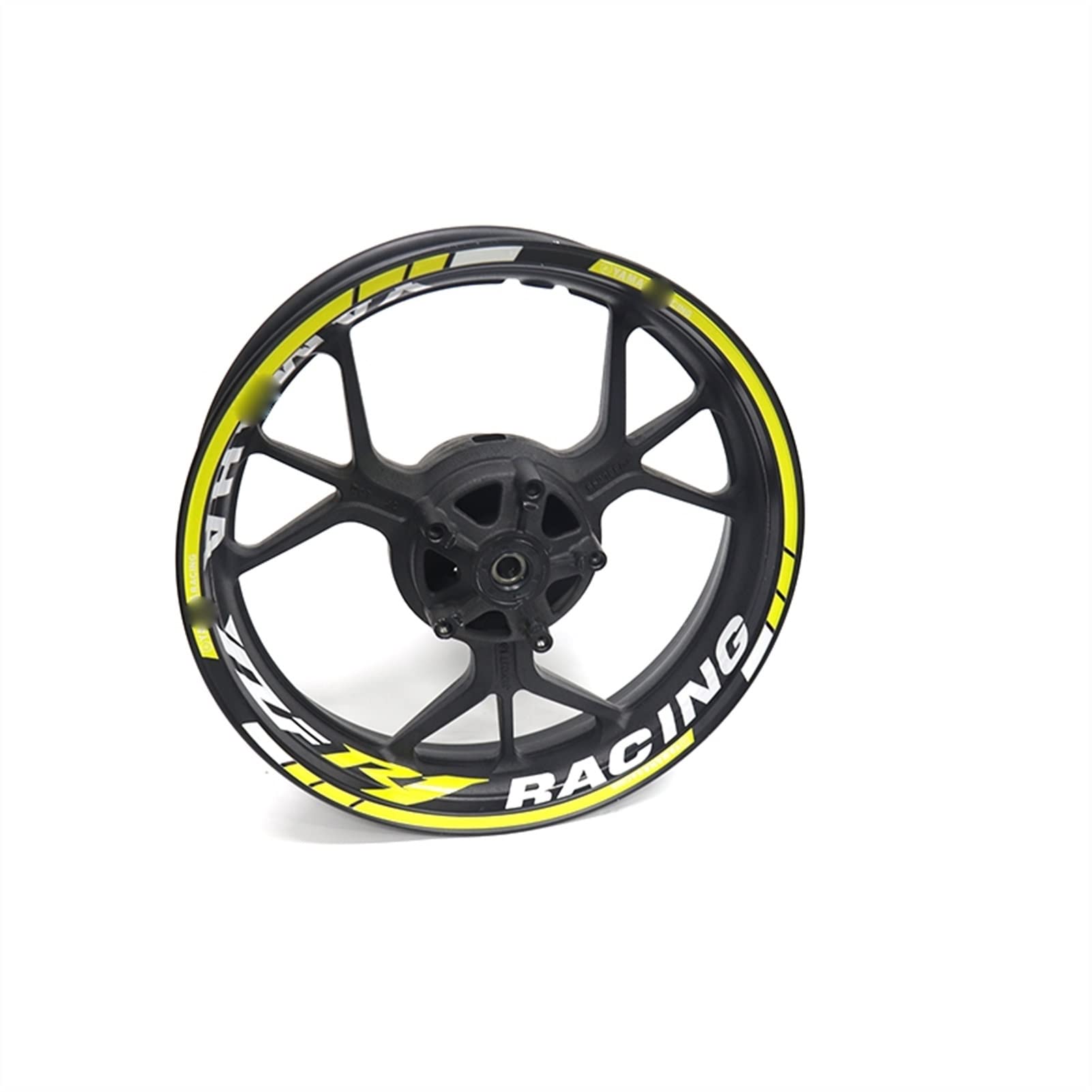 Adhesivos Decorativos modificados para R1 YZFR1, Pegatina para Rueda De Motocicleta, Logo De Neumático Trasero Delantero, Kit De Rayas Reflectantes, Pegatinas, Calcomanía Impermeable para Llanta (Col
