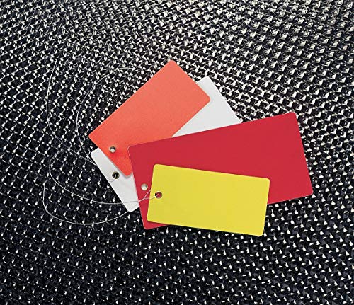 See All Industries Blank Tag, White, Height: 6-1/4