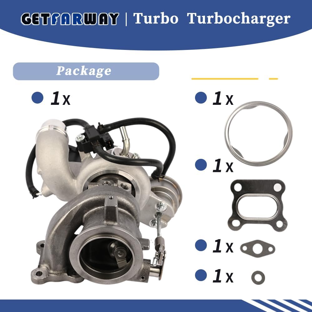 Turbo Turbocharger 12685688 847-1653 TD025L 25206073 Compatible with Chevrolet Equinox 2018-2022│Compatible with GMC Terrain 2018 2019 2020 2021 2022 Replace 4918004160