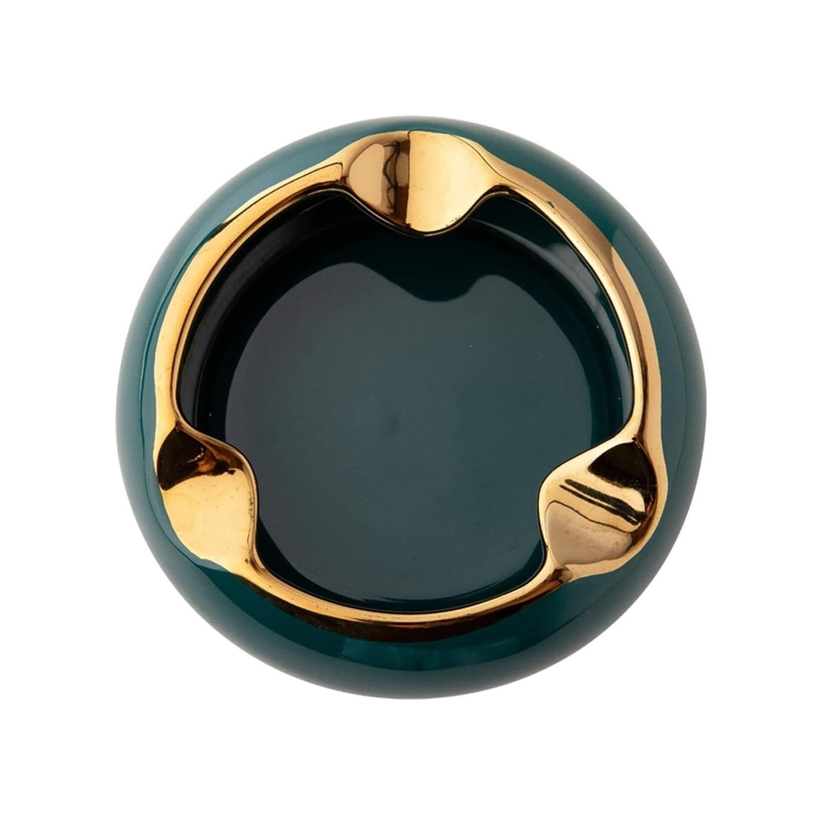 GTFDXJ Ash Tray European Style Ashtray Ceramic Home Living Room Coffee Table Decoration smokeless