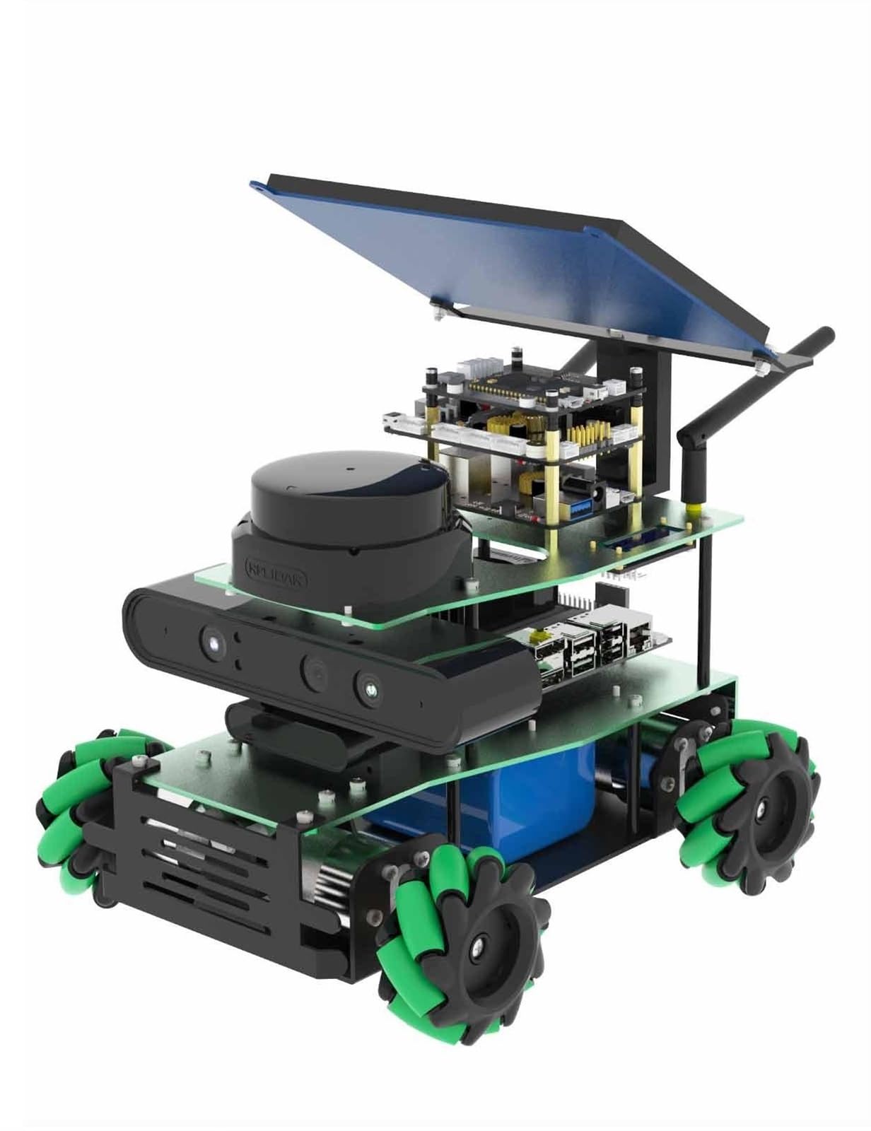 Ros2 Frame Buy ZIBOXI ROSMaster X3 ROS2 Robot Mecanum Wheel Frame Autopilot Lidar ...