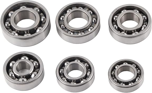 Stainless Steel Transmission Gearbox Bearing Set for GY6 50/80cc Scooter Repair