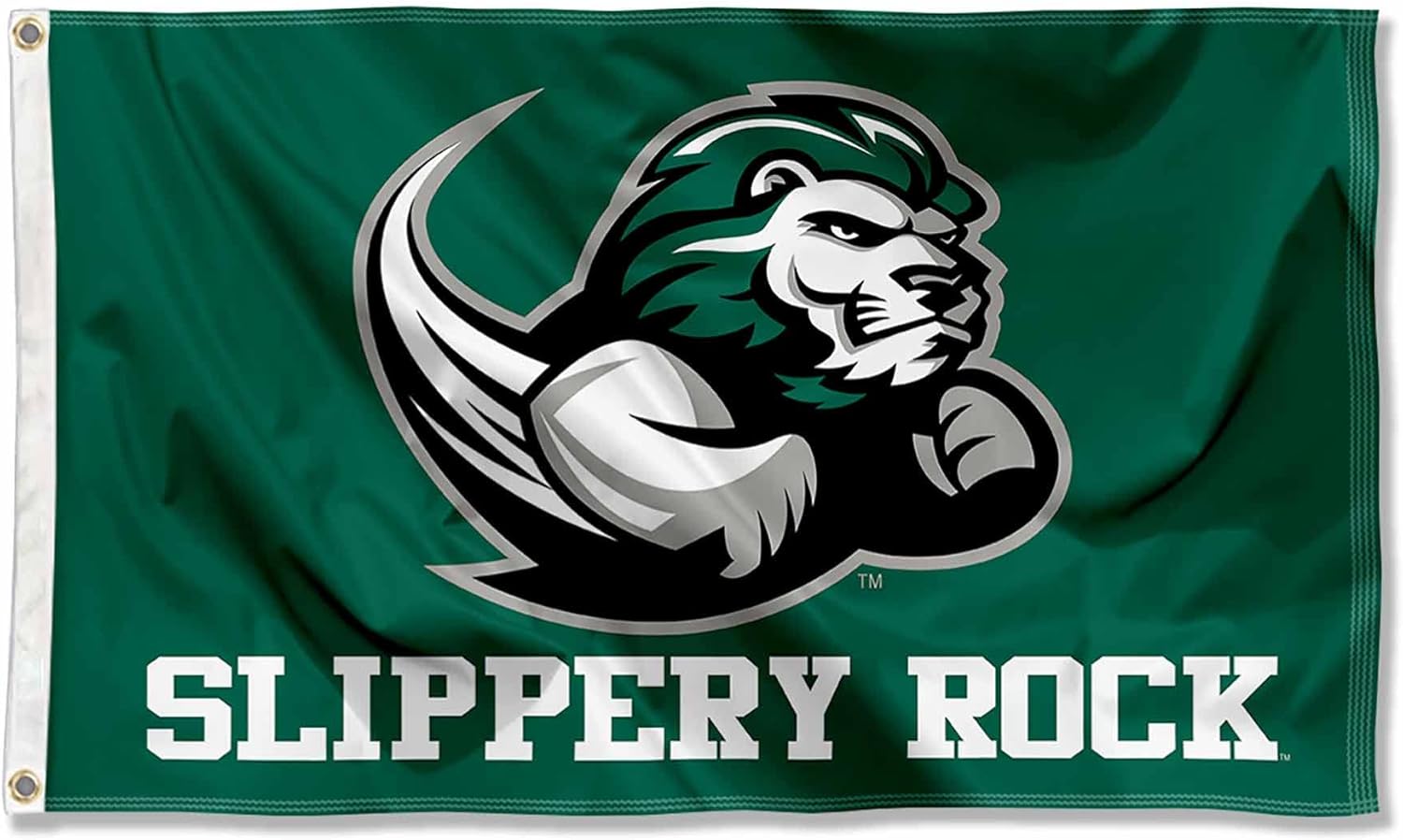 College Flags & Banners Co. Slippery Rock New Logo Flag