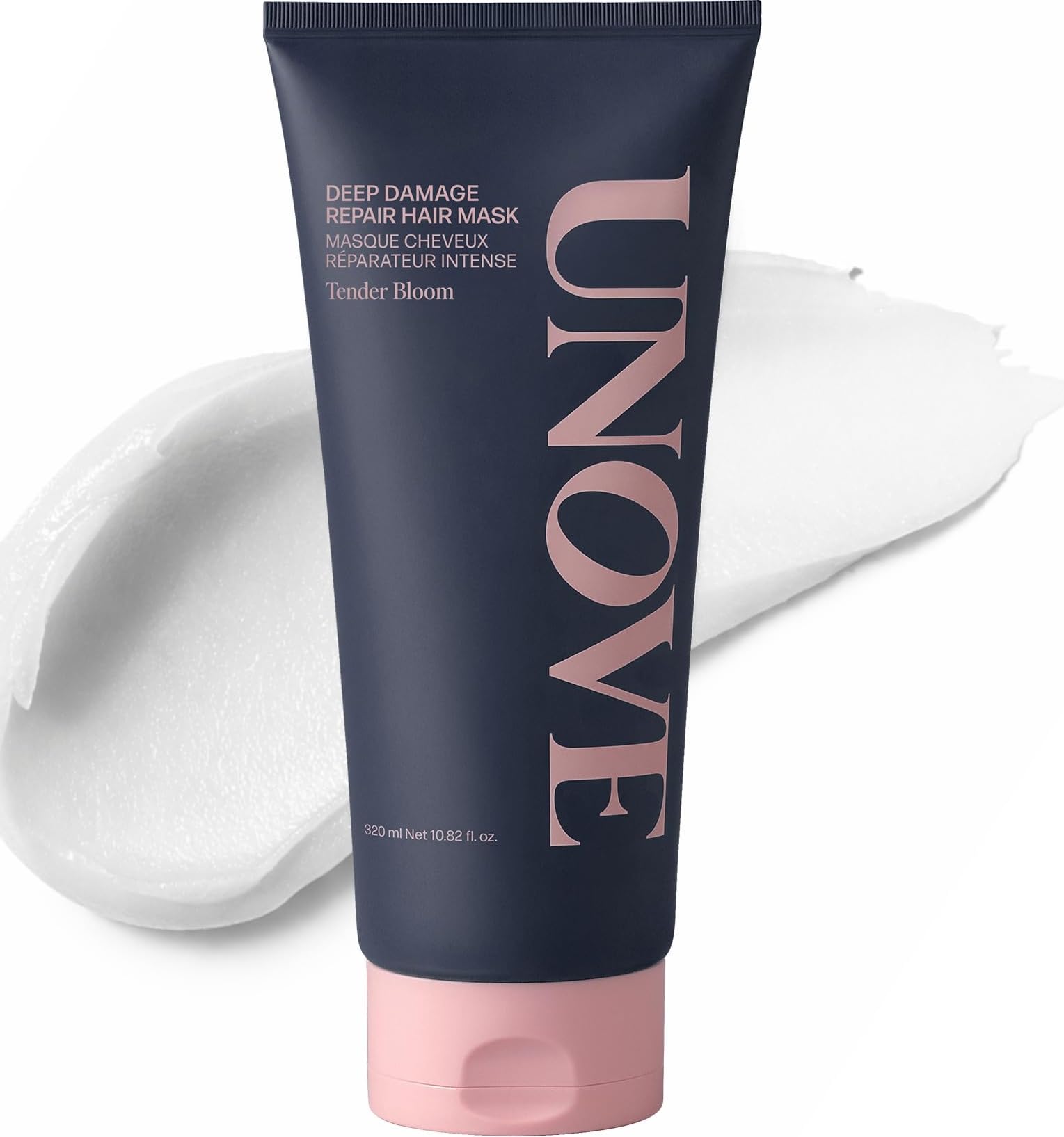 UNOVE Deep Damage Hair Treatment Mask Ex 320 ml/10.82fl.oz | Premium Nourishing Hair Mask | Conditioner for Dry Frizzy Damaged Hair with Keratin-PF | Strengthening & Hydrating