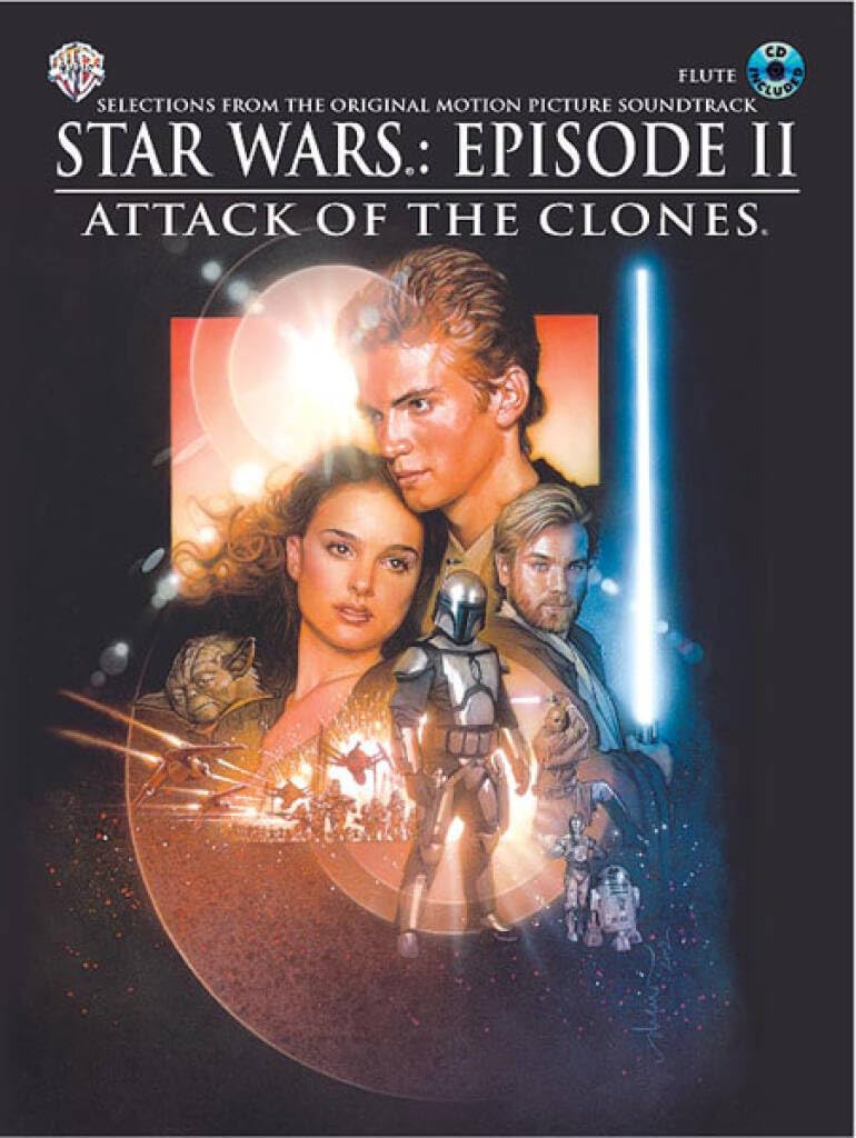 Livre Partition Flute Star Wars Episode II Notes Précises