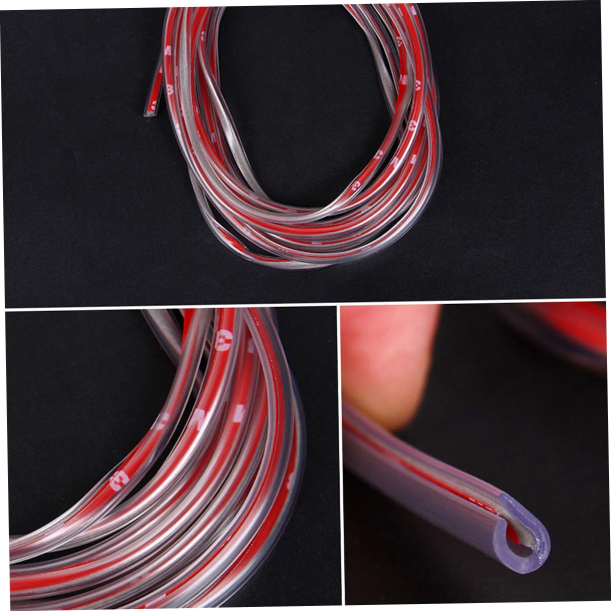 FAVOMOTO 5m Transparent Door Guards for Cars Edge Protector Easy Installation and Design for Vehicle Door