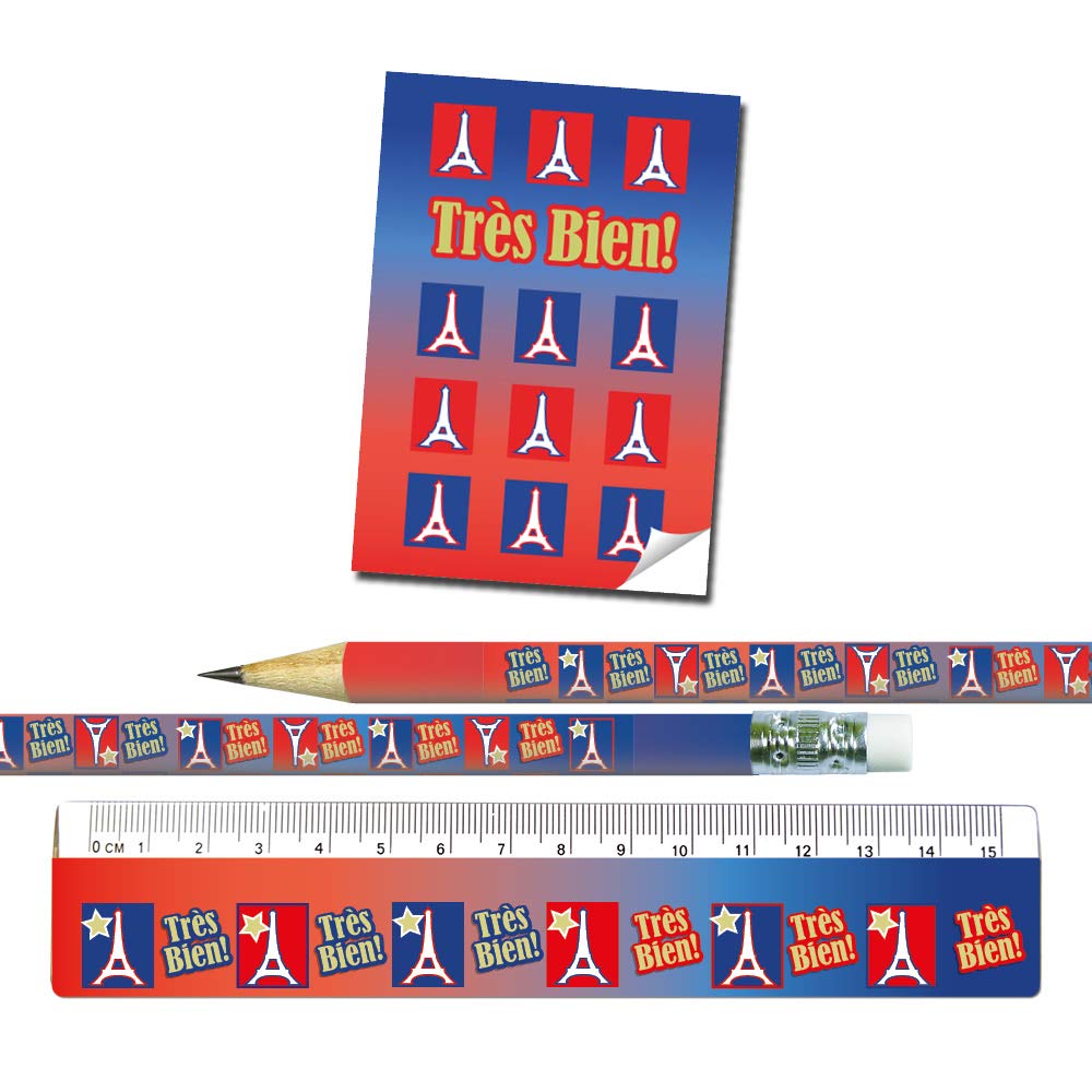Très Bien! Stationery Set With Notepad