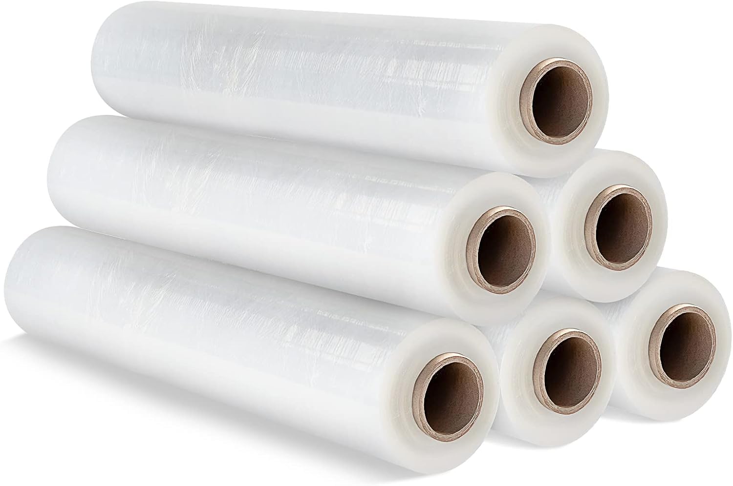 Right Pack Clear Pallet Wrap 400Mm X 200M | Shrink Wrap Heavy Duty | Tear Resistant Stretch Film | Water & Moisture Proof Pallet Stretch Shrink Wrap | Great For Packaging & Moving House | 6 Rolls (Clear)