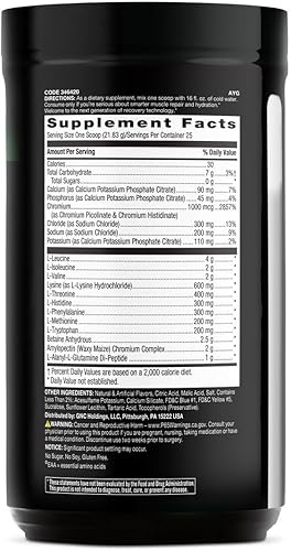 Miniatura 2 de BEYOND RAW Fórmula de aminoácidos de precisión, recuperación y potencia, alimenta los músculos, mejora la hidratación, gusano gomoso, 25 porciones